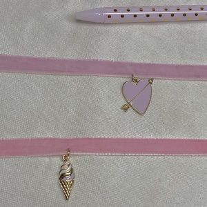 heart and ice cream duo💗💜